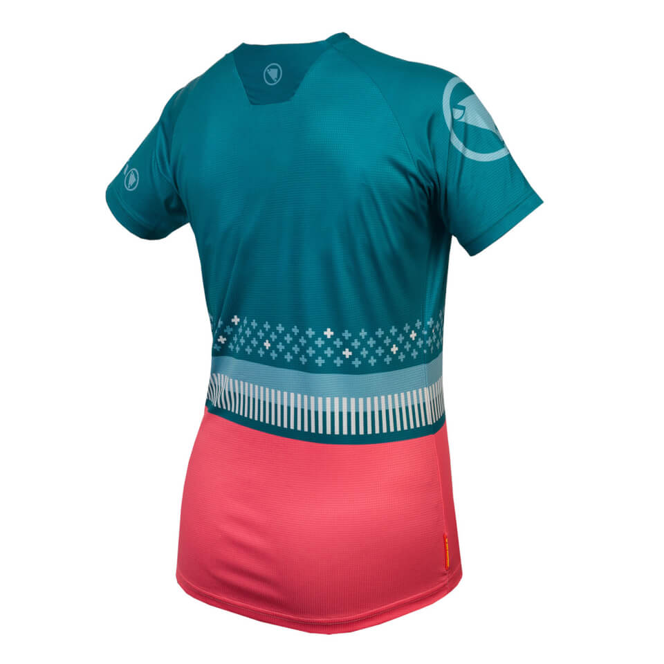 Endura Women's SingleTrack Print T - Spruce Green