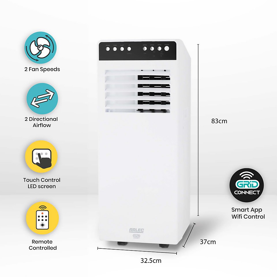 Portable Air Conditioner with Wi-Fi Function - 12000 BTU