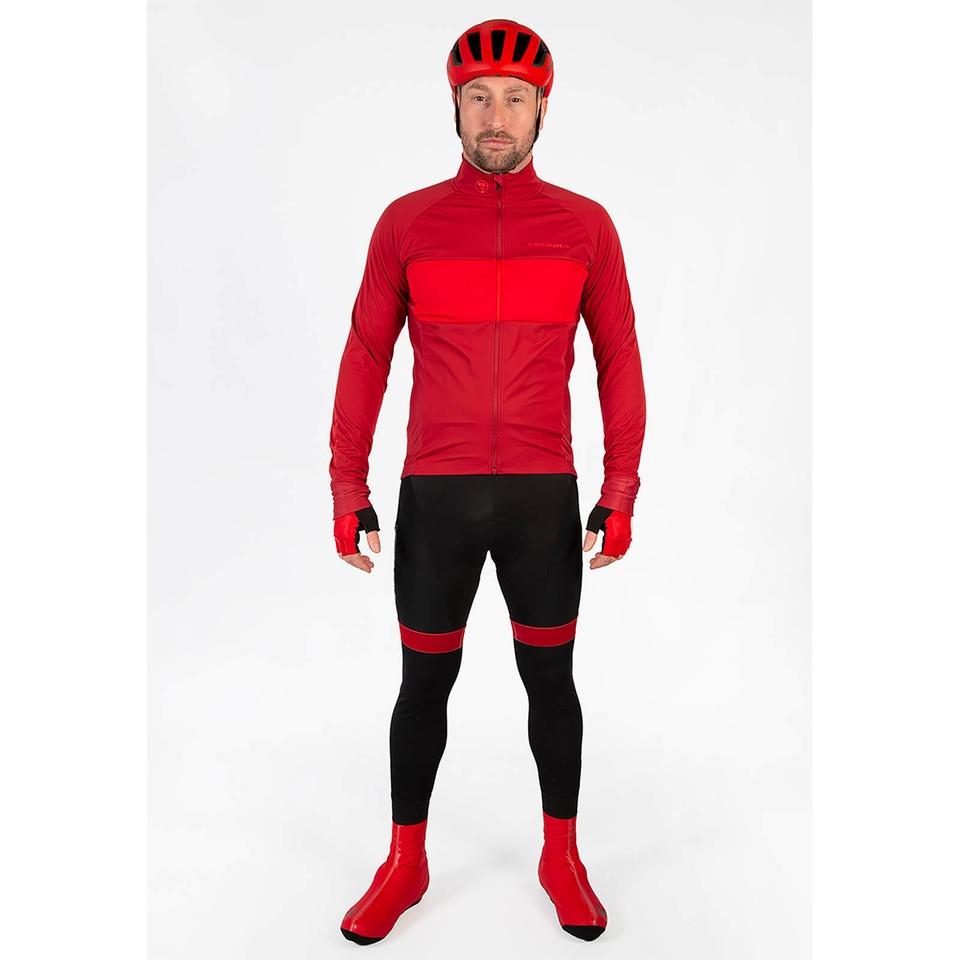 Men's FS260 Jetstream L/S Jersey II - Rust Red