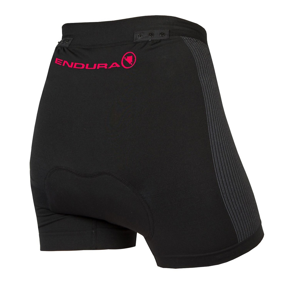 Women's Engineered Padded Boxer with Clickfast - Black