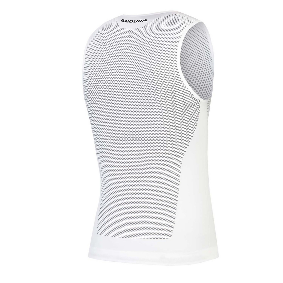 Fishnet Baselayer II (ärmellos) für Herren - Weiß