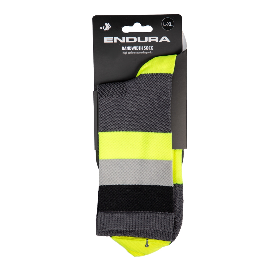 Unisex Bandwidth Socks - Bright Yellow