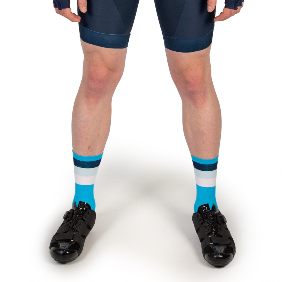 Unisex Bandwidth Socks - Bright Blue