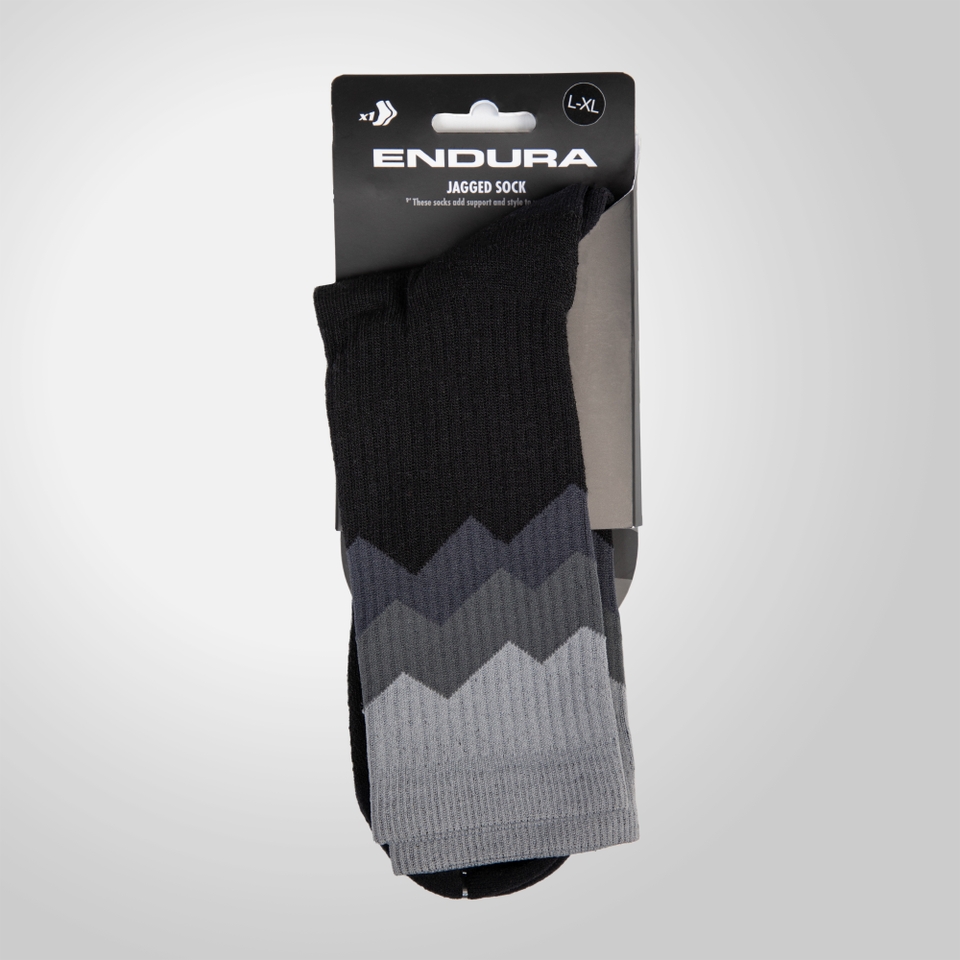 Jagged Sock - Black