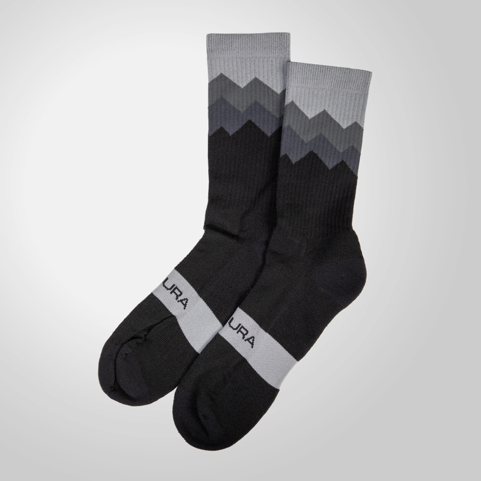 Men's Jagged Sock - Black