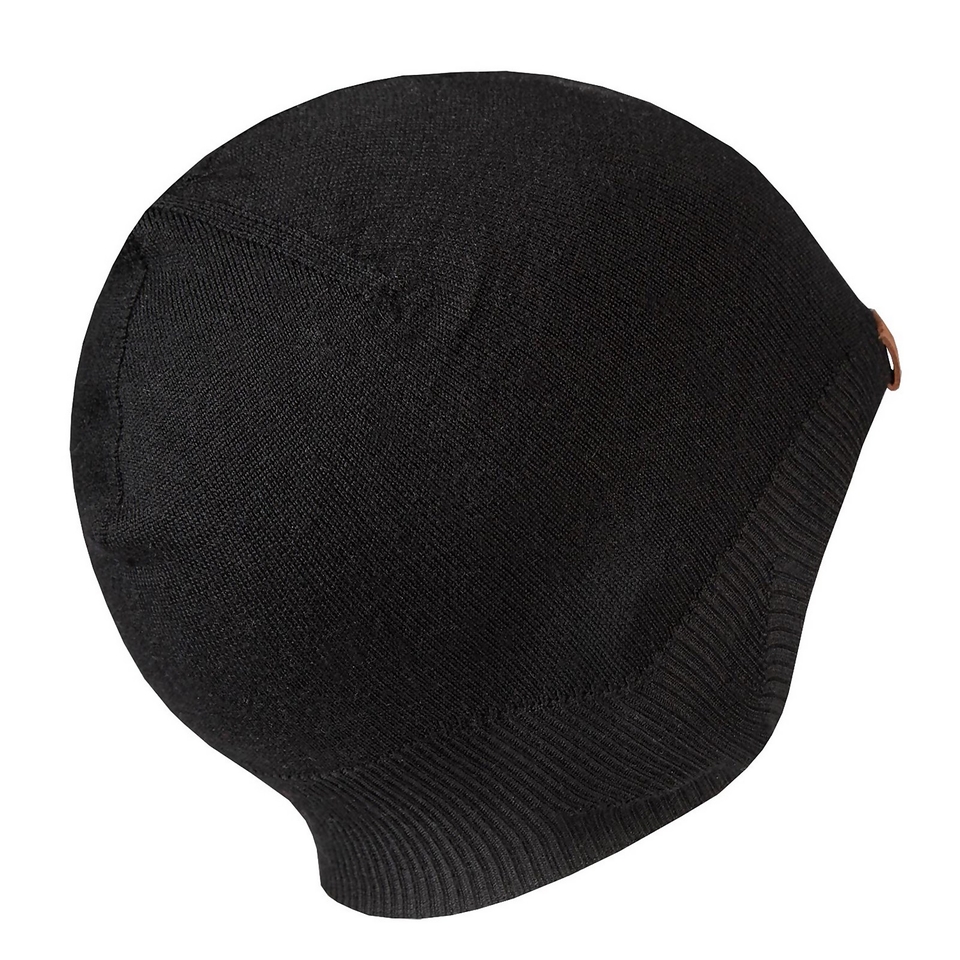 BaaBaa Merino Mütze II für Herren - Schwarz