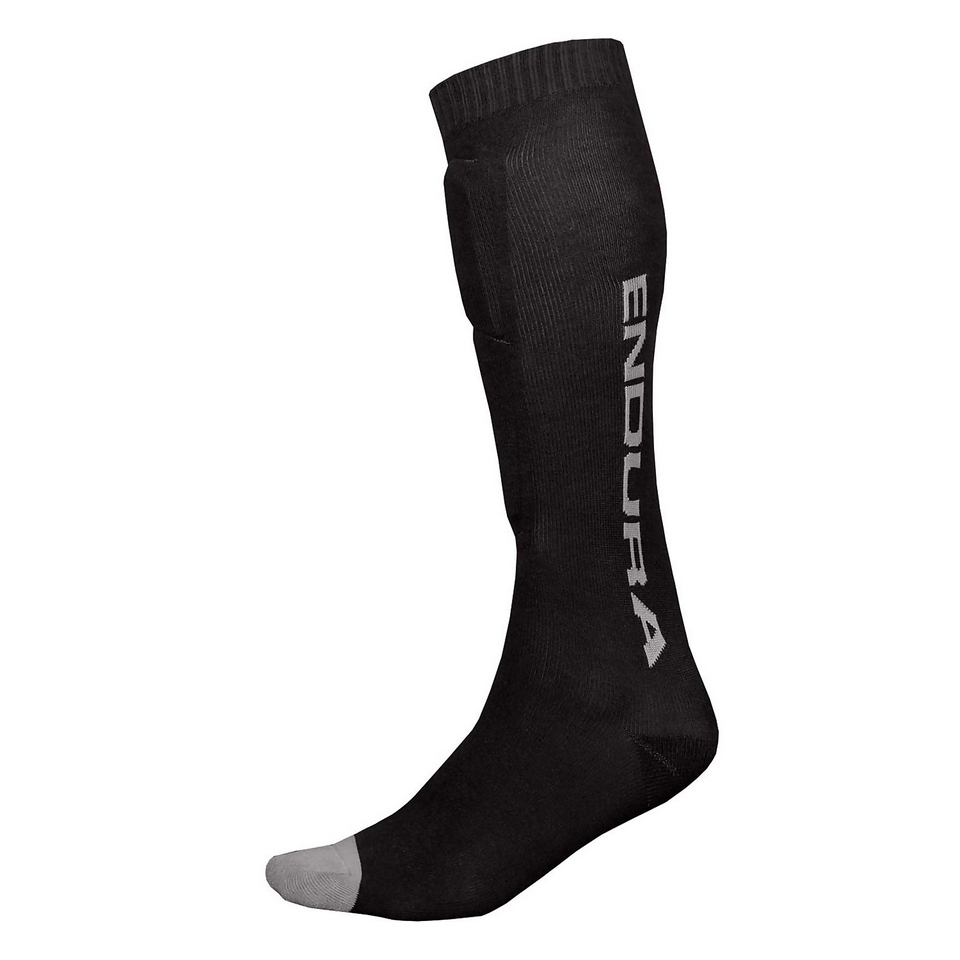 SingleTrack Schienbeinprotektor Socken für Herren - Schwarz