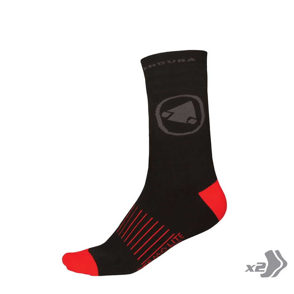 THERMOLITE® II Socken (Doppelpack) für Herren - Schwarz