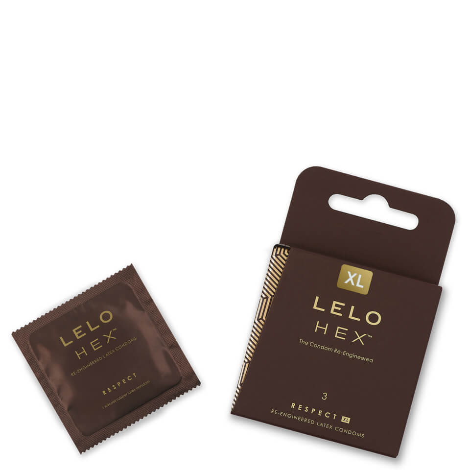 LELO HEX Condoms Respect XL (3 Pack)