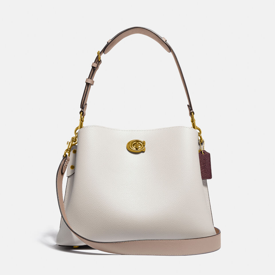 Coach shoulder bag white on sale