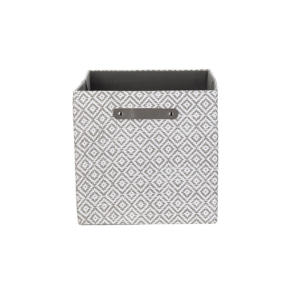 Clever Cube Patterned Fabric Insert - Grey Jacquard