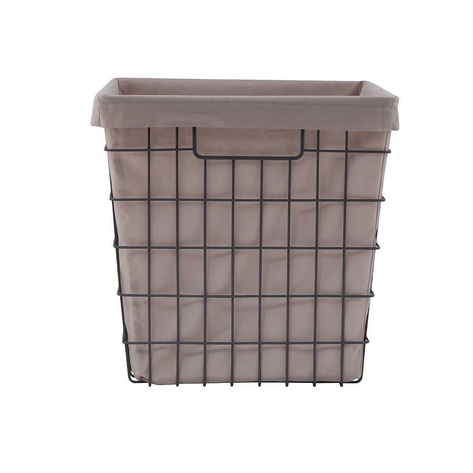 Clever Cube Wire Insert Charcoal Storage Basket
