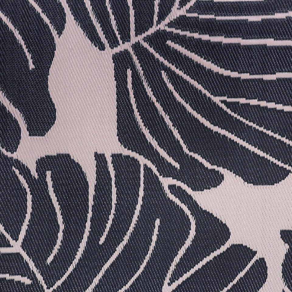 Homebase Outdoor Mat Grey Leaf 120 X 180cm Homebase