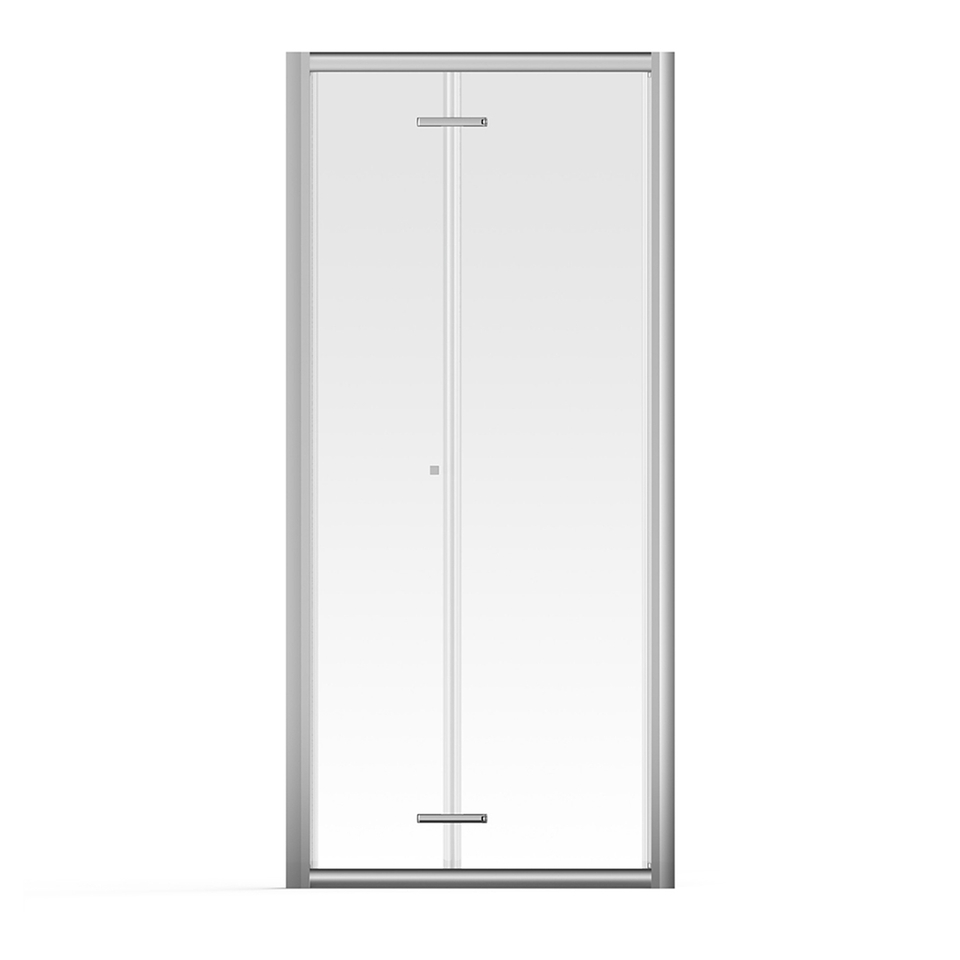 Aqualux Edge8 Bi-fold Shower Door - 760 x 2000 (8mm Glass)