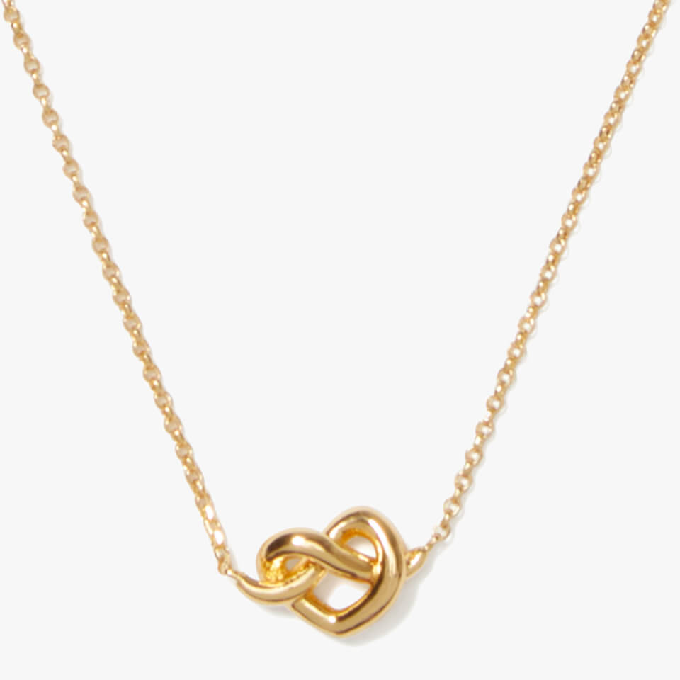 Kate Spade New York Women's Loves Me Knot Mini Pendant - Gold