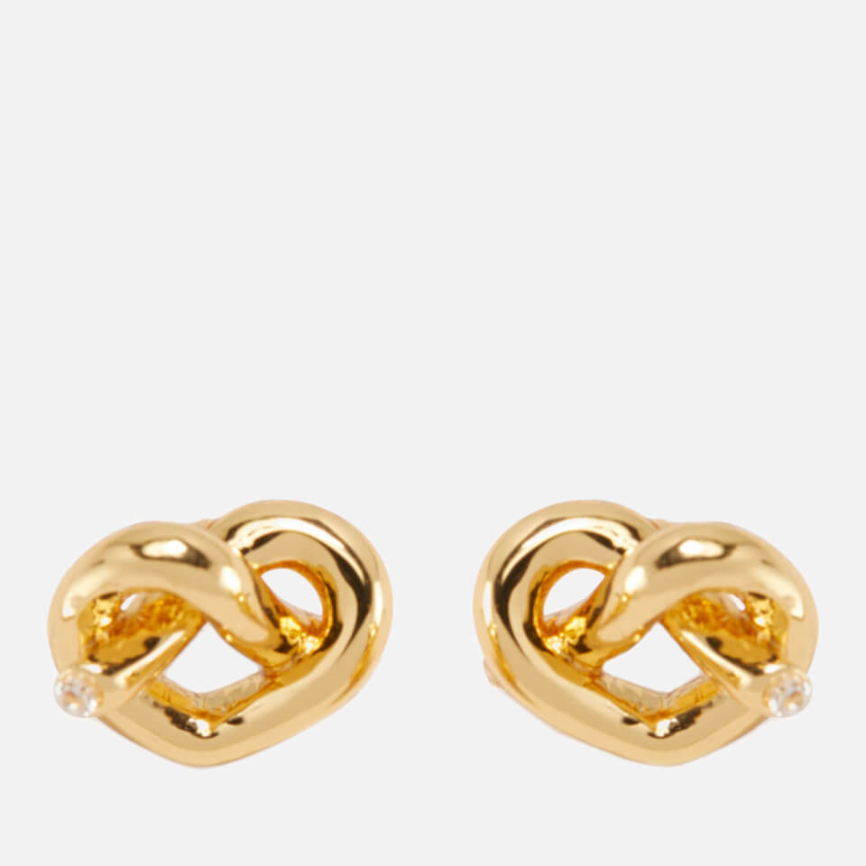 Kate Spade New York Women's Loves Me Knot Studs - Gold