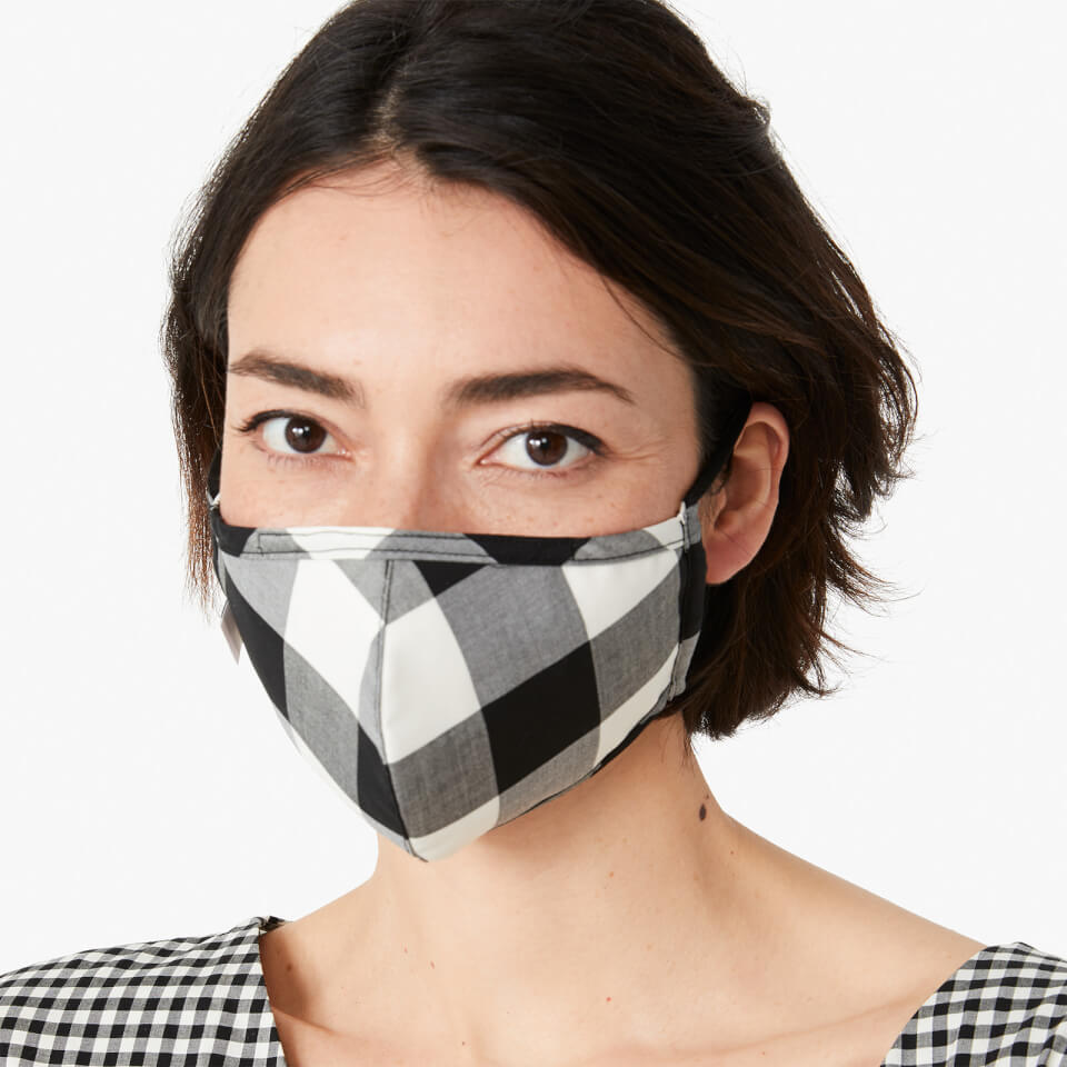 Kate Spade New York Women's Gingham Mask Set - Multi