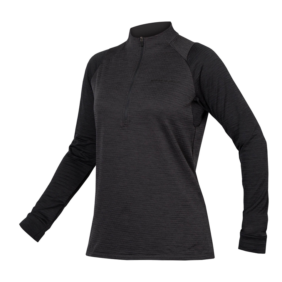 SingleTrack Fleece für Damen - Schwarz