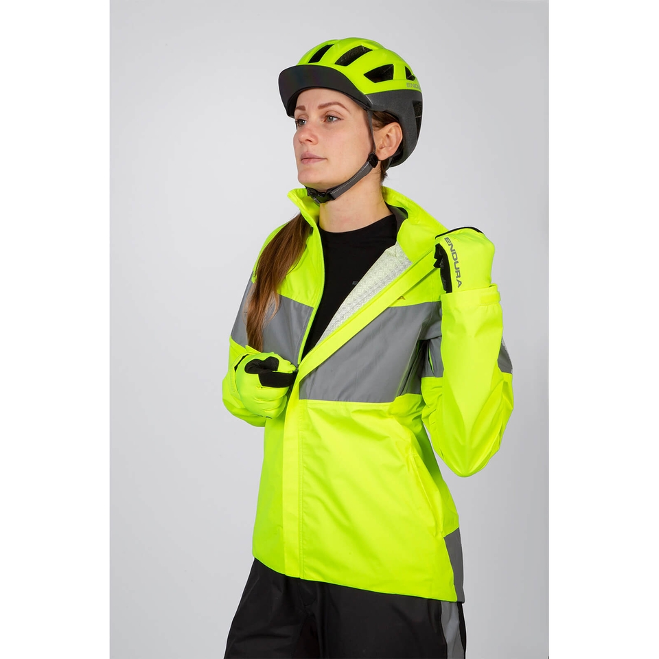 Women's Urbn Luminite Hi-Viz Waterproof Jacket - Bright Yellow