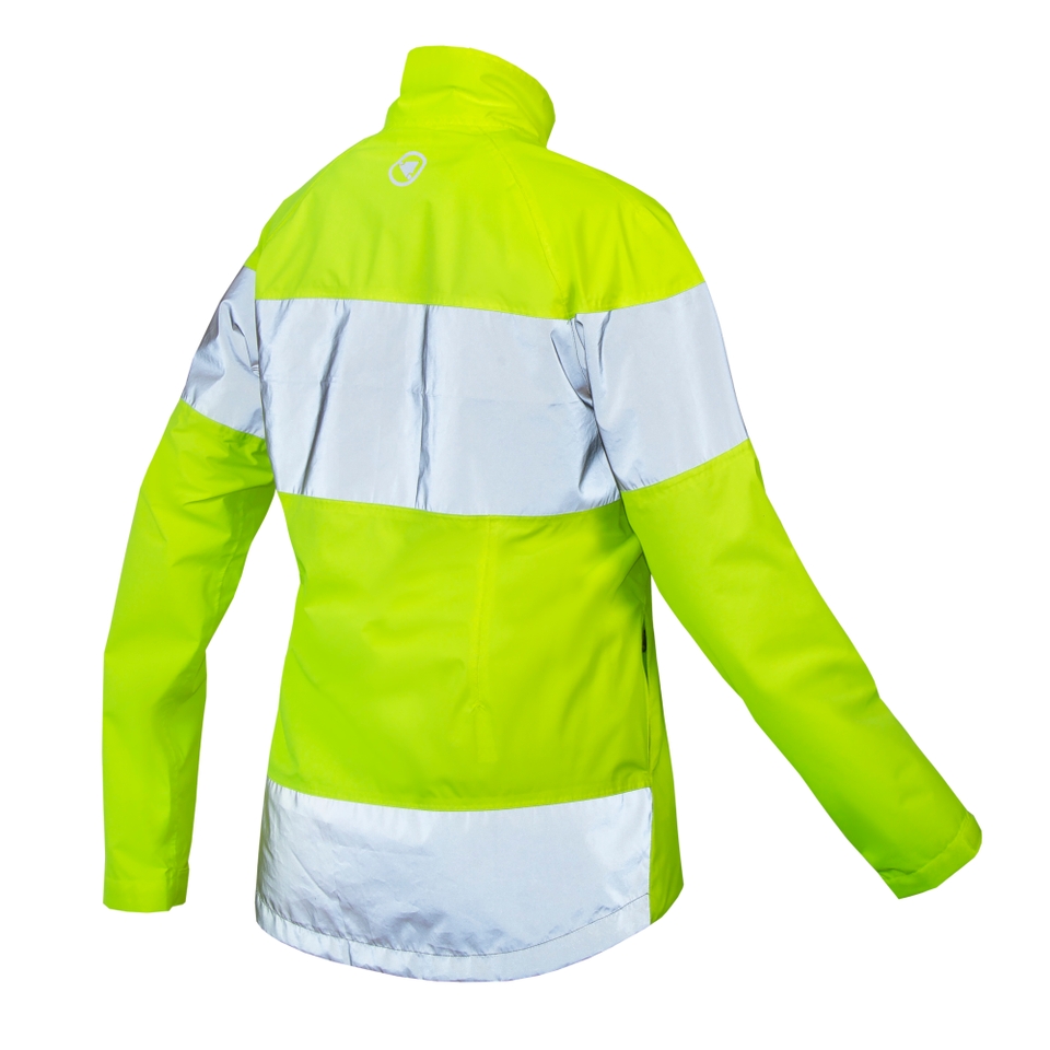 Urban Luminite EN1150 Wasserdichte Jacke für Damen - Neon-Gelb