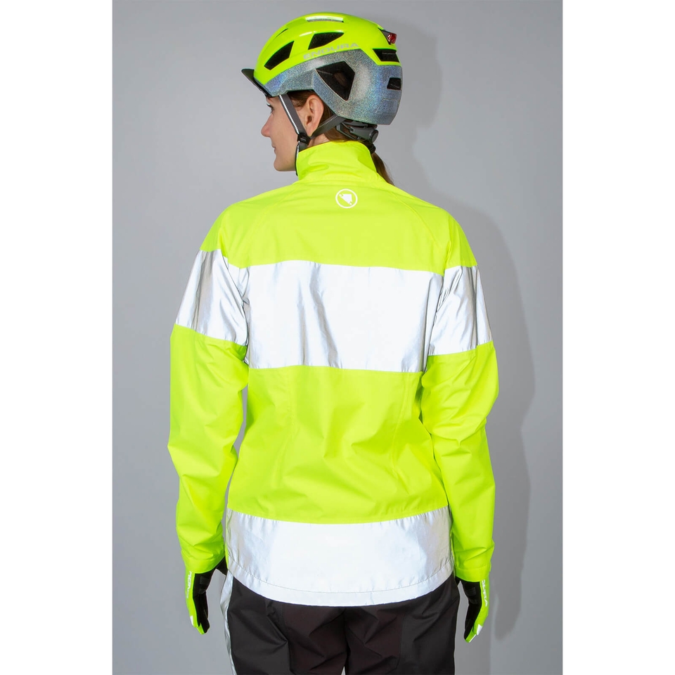 Urban Luminite EN1150 Wasserdichte Jacke für Damen - Neon-Gelb