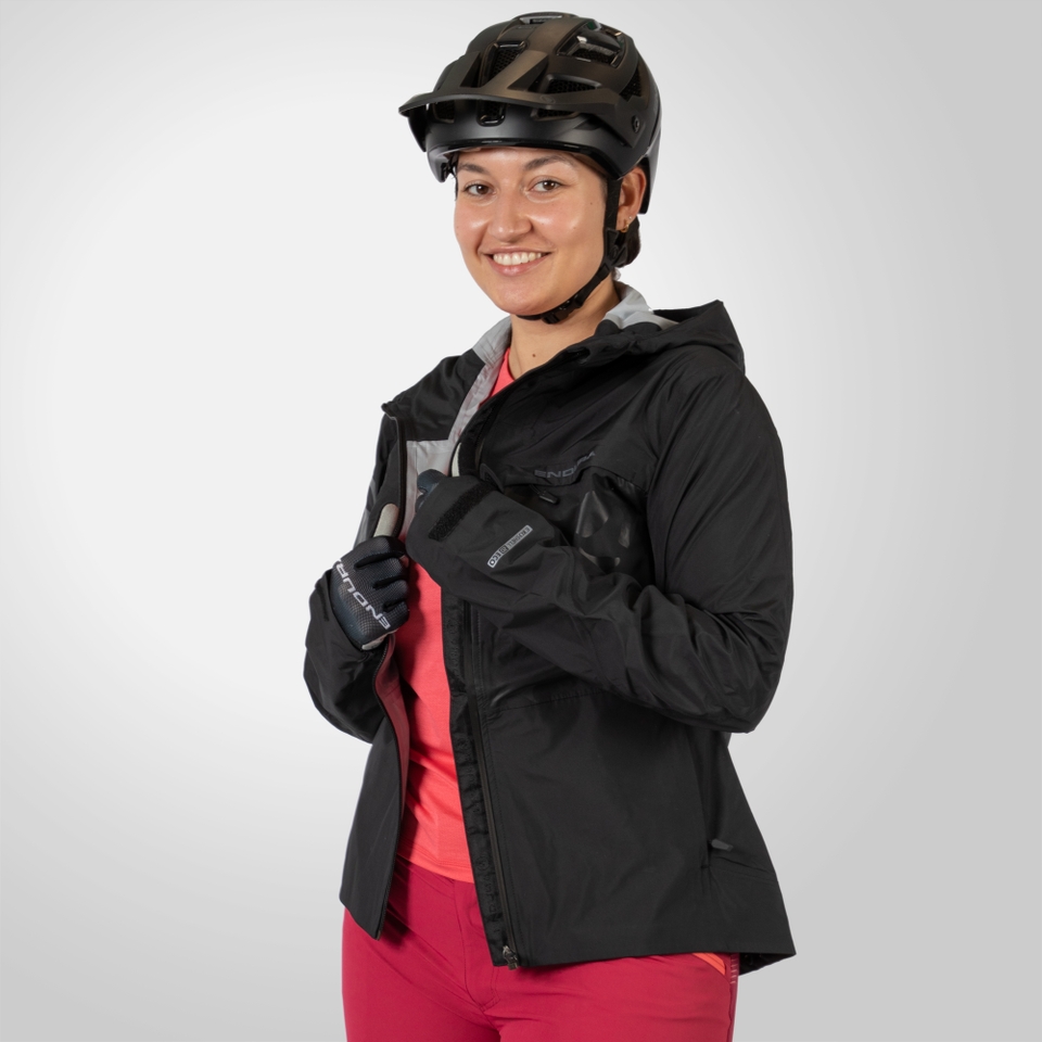 SingleTrack Jacke II für Damen - Schwarz