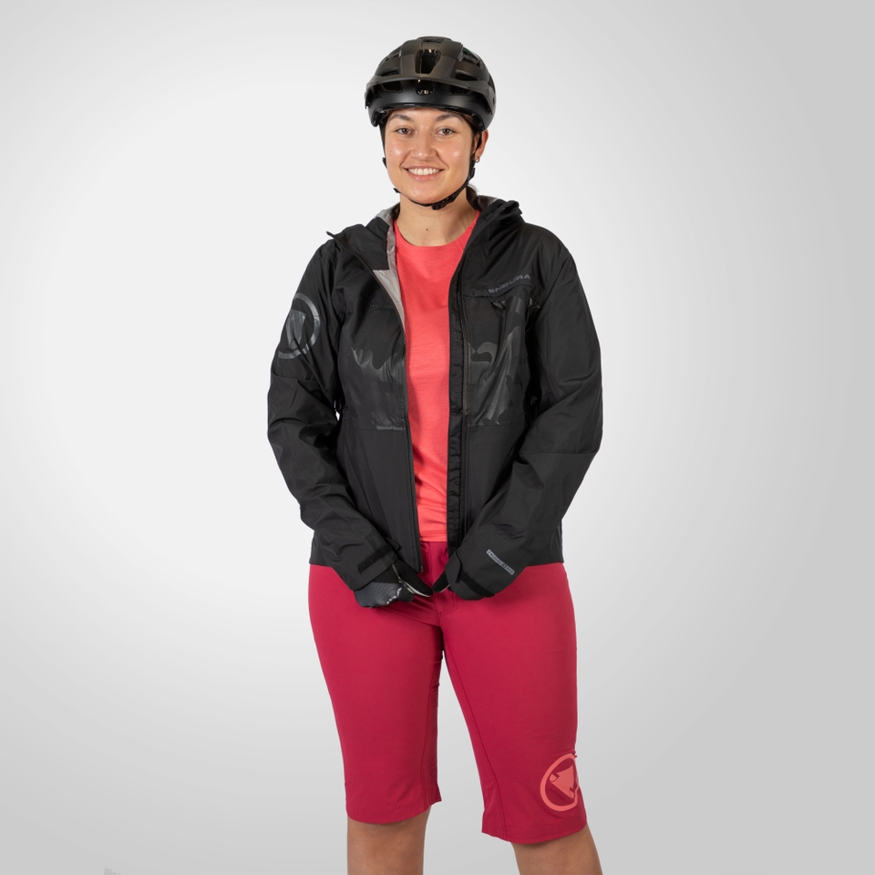 SingleTrack Jacke II für Damen - Schwarz