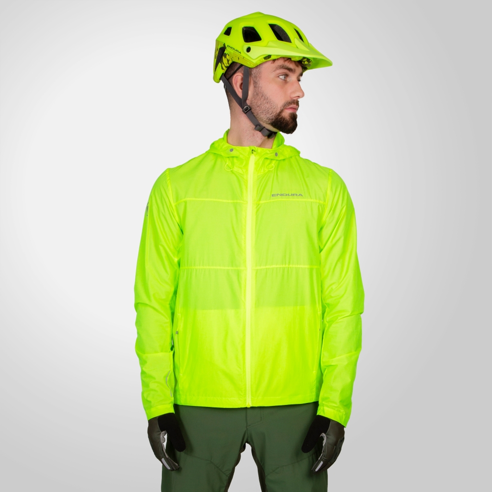 Men's Hummvee Windproof Shell Jacket - Bright Yellow