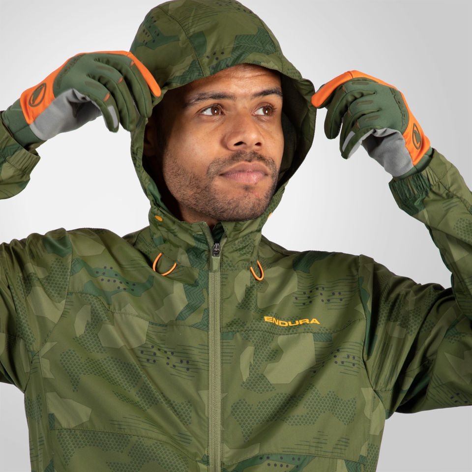 Hummvee Windproof Shell Jacket - Olive Green