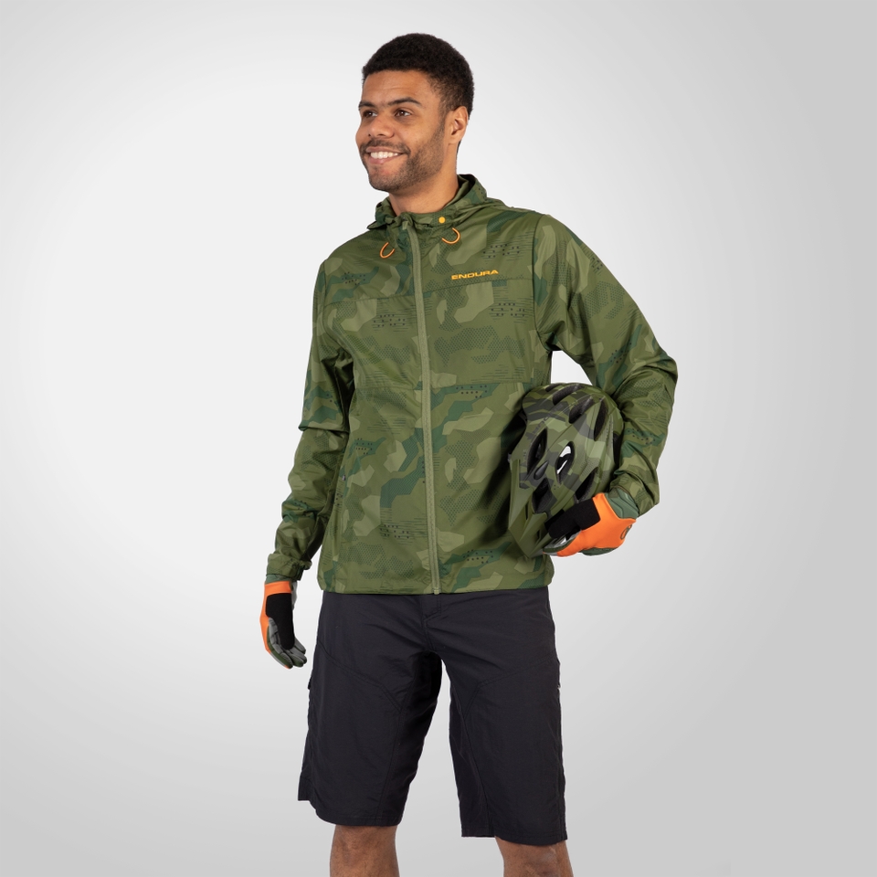 Hummvee Windproof Shell Jacket - Olive Green
