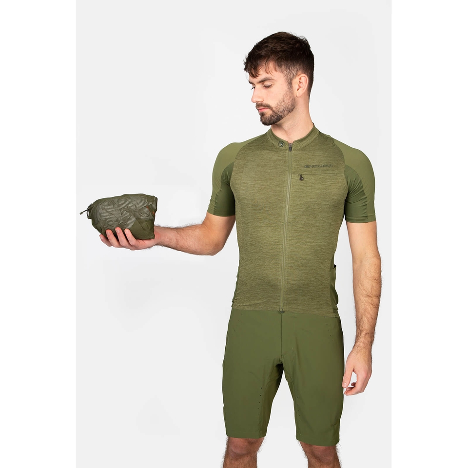 Men's GV500 Waterproof Jacket - Olive Green