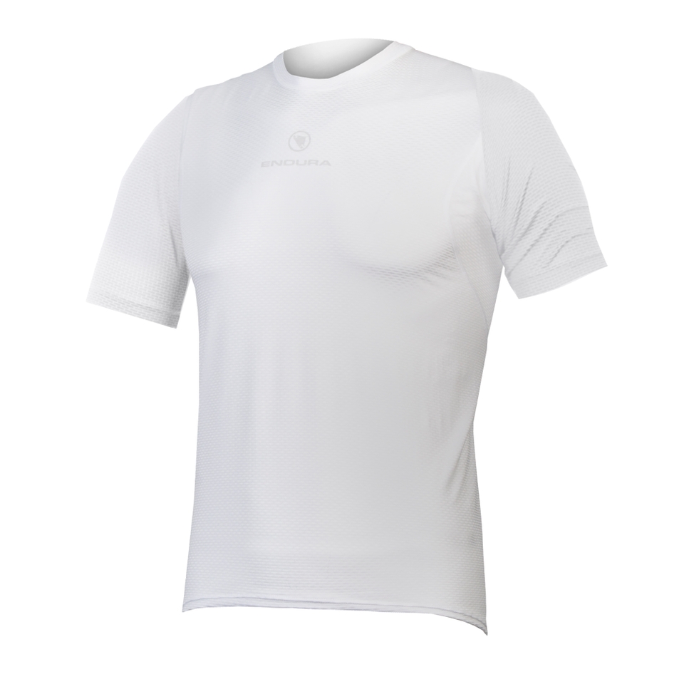 Kurzarm Translite Baselayer für Herren - Weiß
