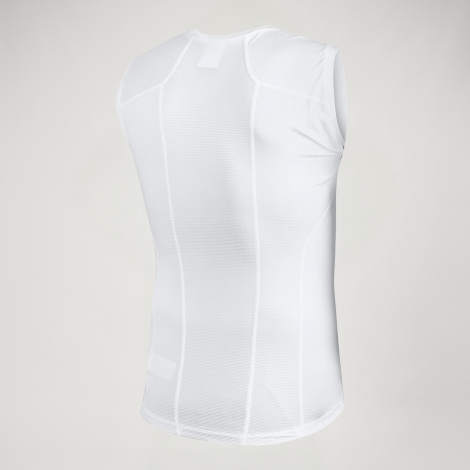 Translite Ärmelloses Baselayer für Herren - Weiß