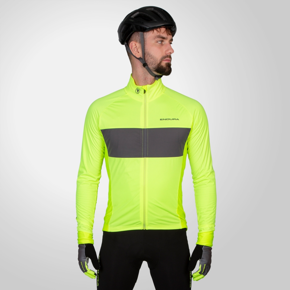 Men's FS260-Pro Jetstream L/S Jersey II - Hi-Viz Yellow