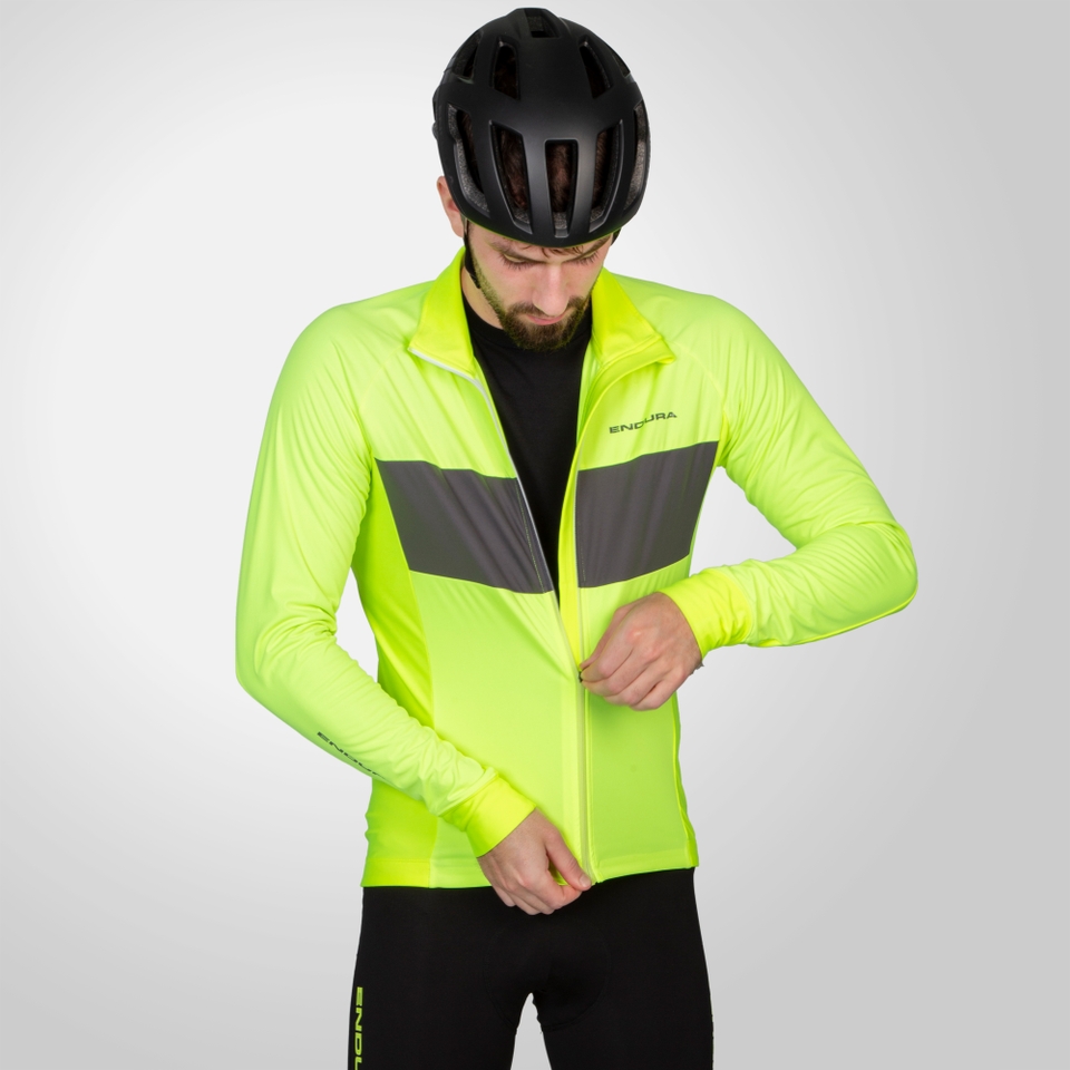 Men's FS260-Pro Jetstream L/S Jersey II - Hi-Viz Yellow