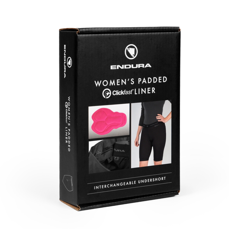 Gepolsterter Clickfast™ Innenhose für Damen - Schwarz