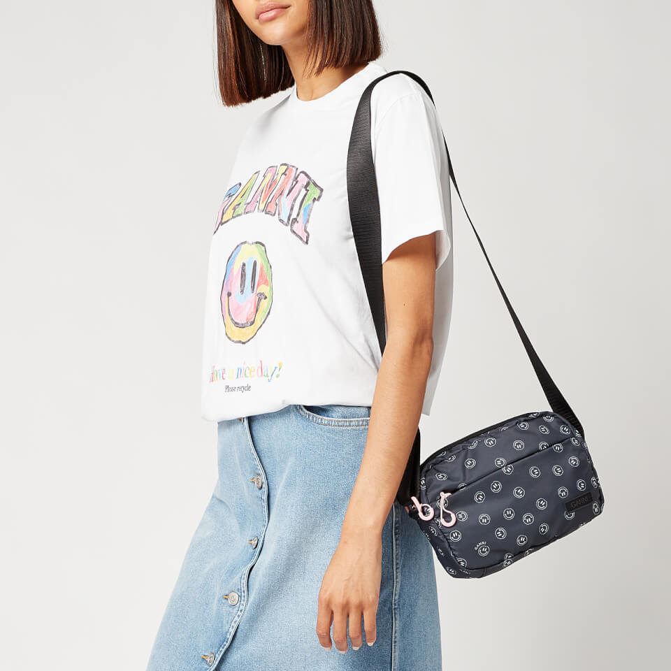 Ganni smiley face cheap bag