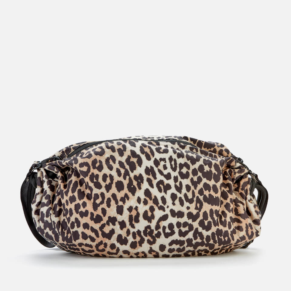 Ganni Women's Duffle Recycled Bag - Leopard