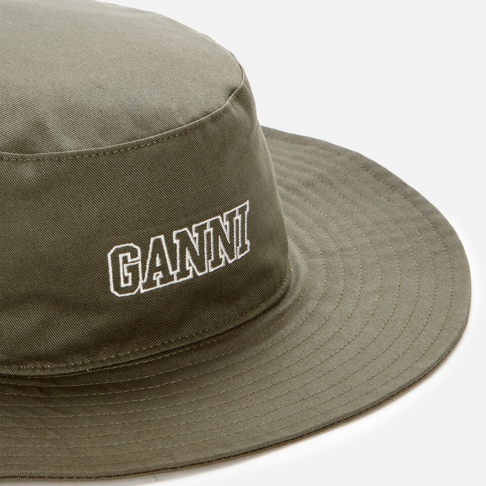 Ganni Women's Organic Cotton Hat - Kalamata