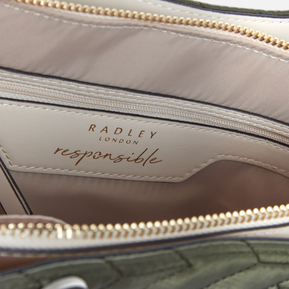 Radley Women's Finsbury Park Quilt Medium Ziptop Multiway Bag - Khaki