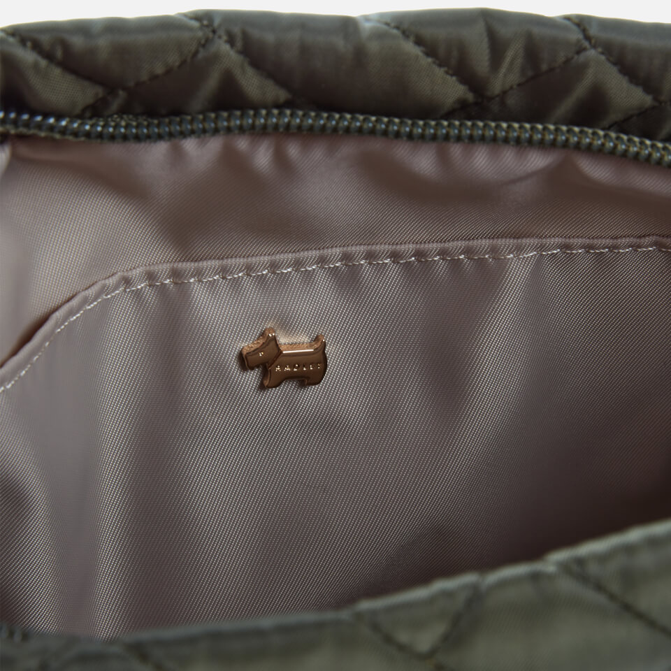 Radley Women's Finsbury Park Quilt Small Ziptop Cross Body Bag - Khaki