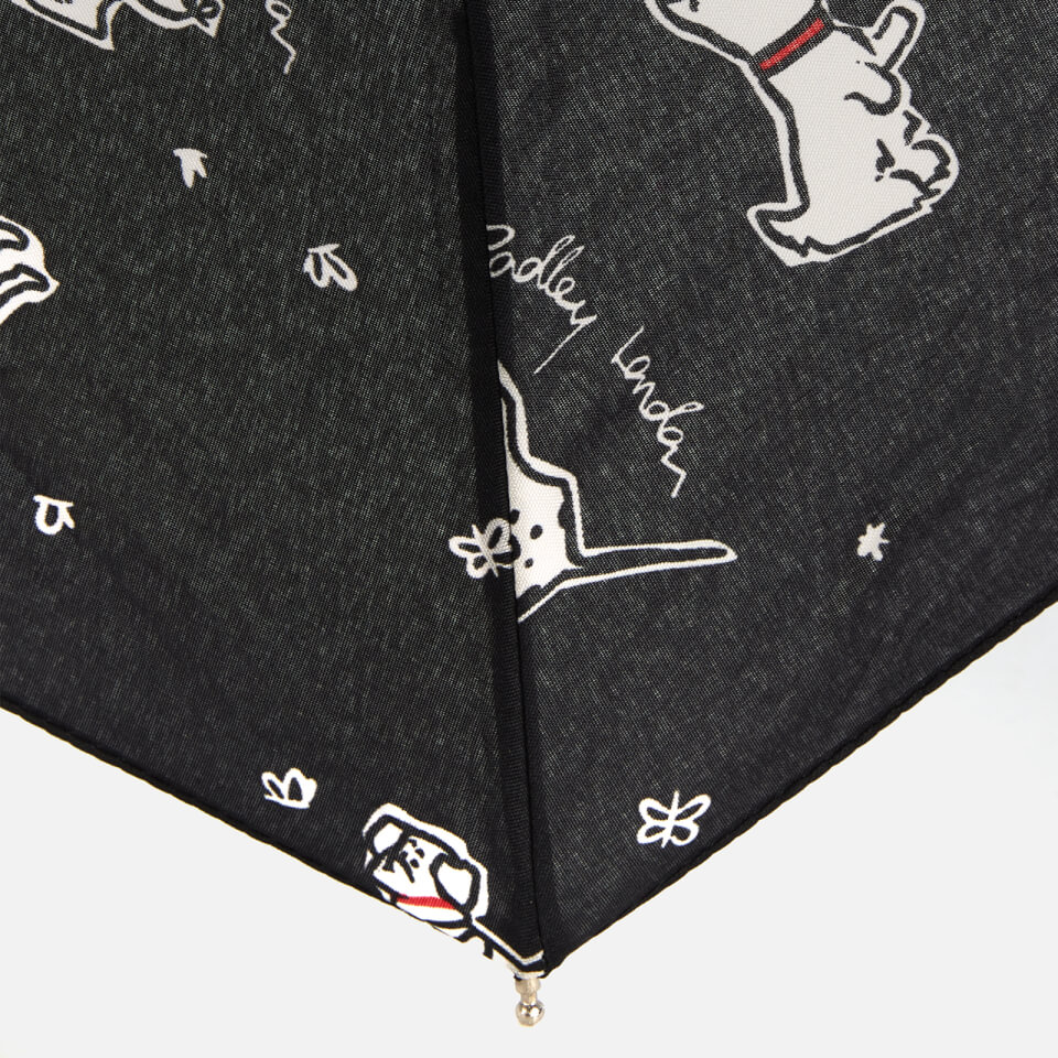 Radley Women's Playful Dog Umbrella - Black