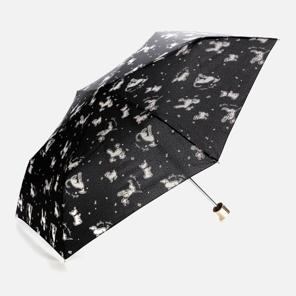 Radley Women's Playful Dog Umbrella - Black