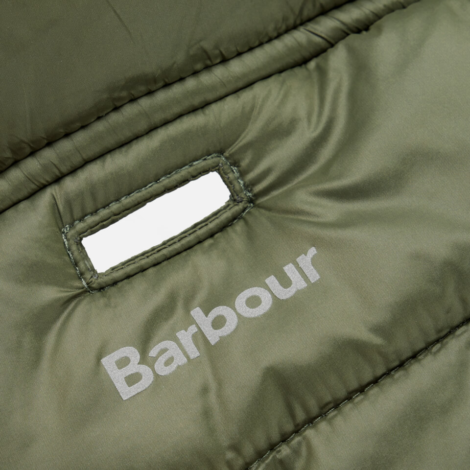 Barbour Baffle Quilted Dog Coat - Olive