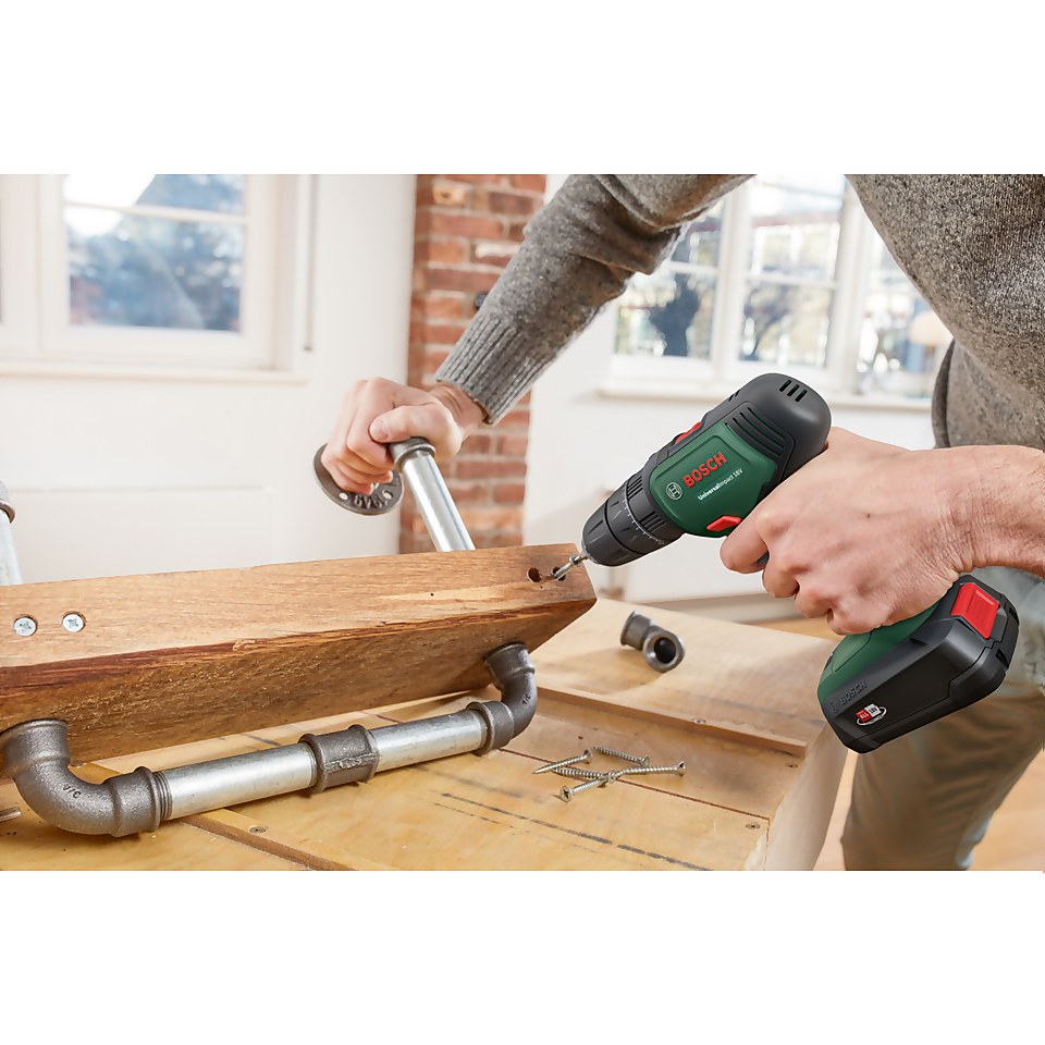 Bosch Universal Impact 18V Combi Drill with 1 x 1.5Ah Battery