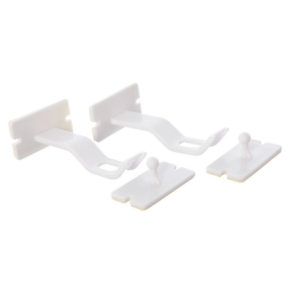 Dreambaby Dual-Action Adhesive Double-Locks - 2 Pack