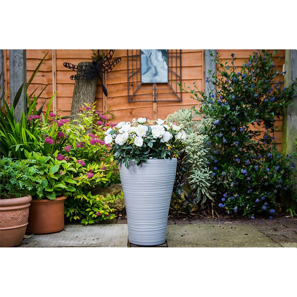 Tall Hereford Planter - Cool Grey