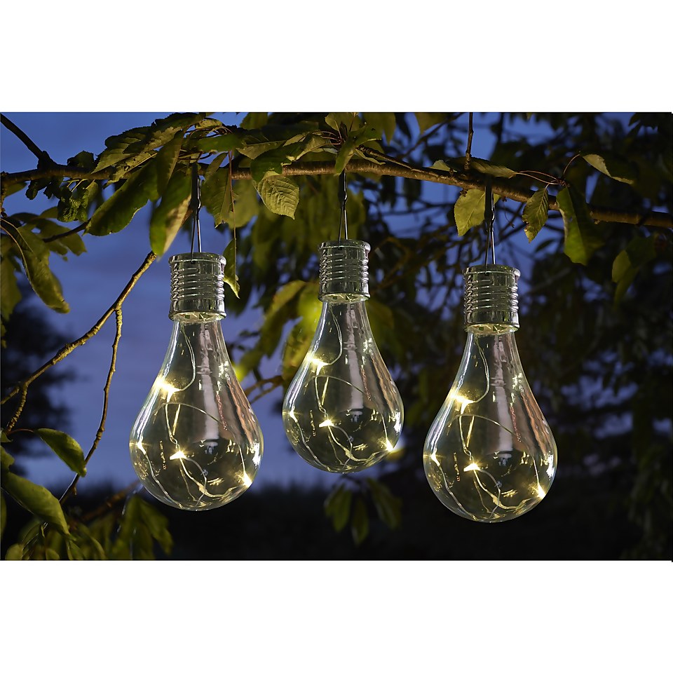 Solar Lightbulb Outdoor Light