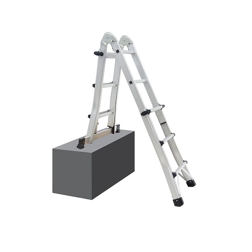 Rhino Multi-Purpose Telescopic Combination Ladder - 4x3