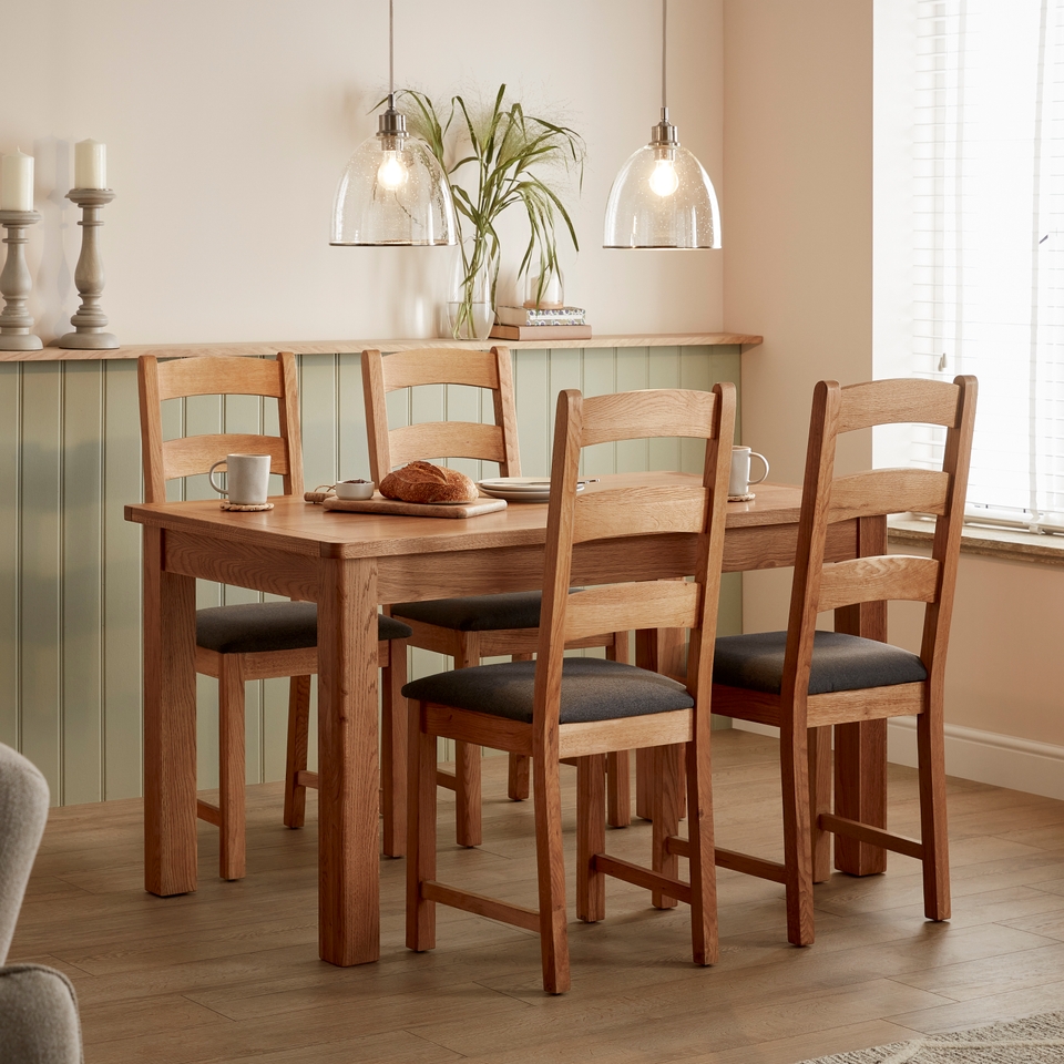 Norbury 6 Seater Dining Table - Oak